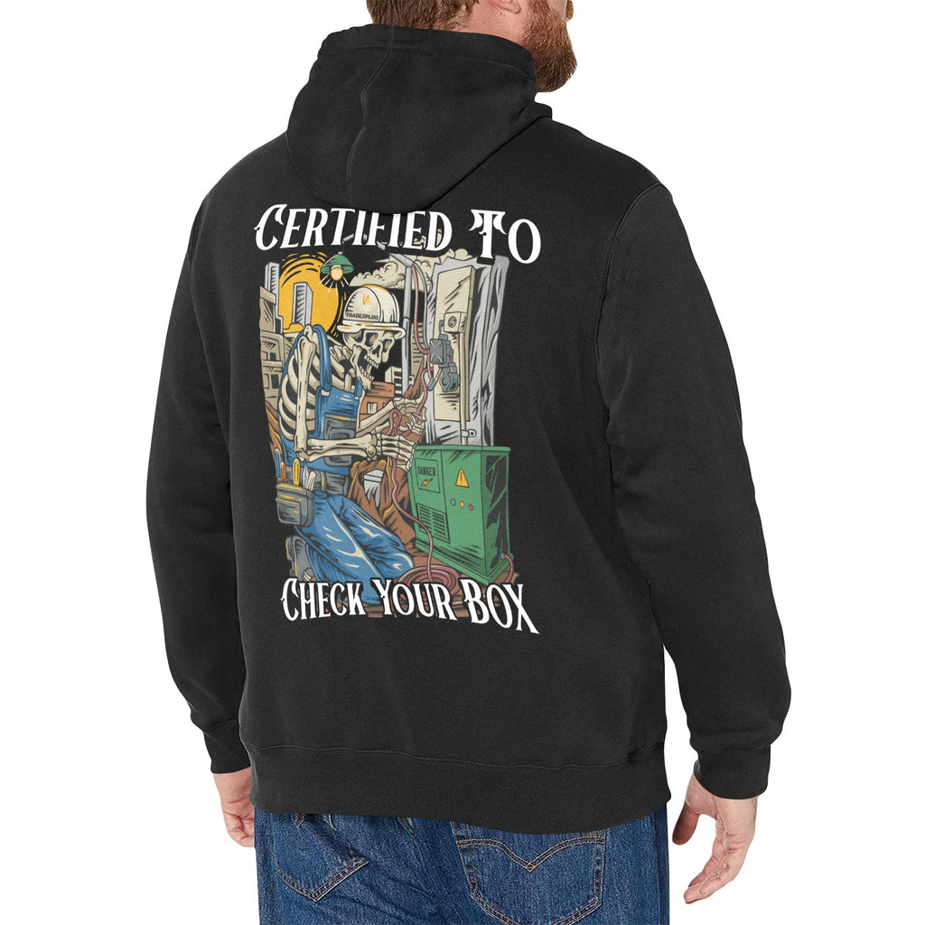 Certified to check your box Hoodie(Polyester)