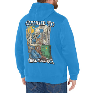 Certified to check your box Hoodie(Polyester)