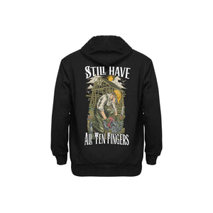 Still have all ten fingers Hoodie(Polyester)