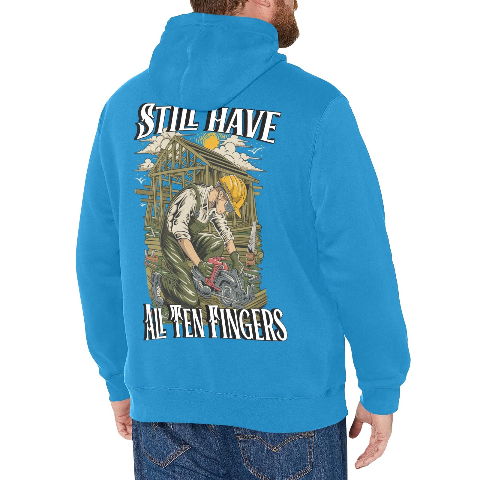 Still have all ten fingers Hoodie(Polyester)