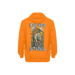 Still have all ten fingers Hoodie(Polyester)