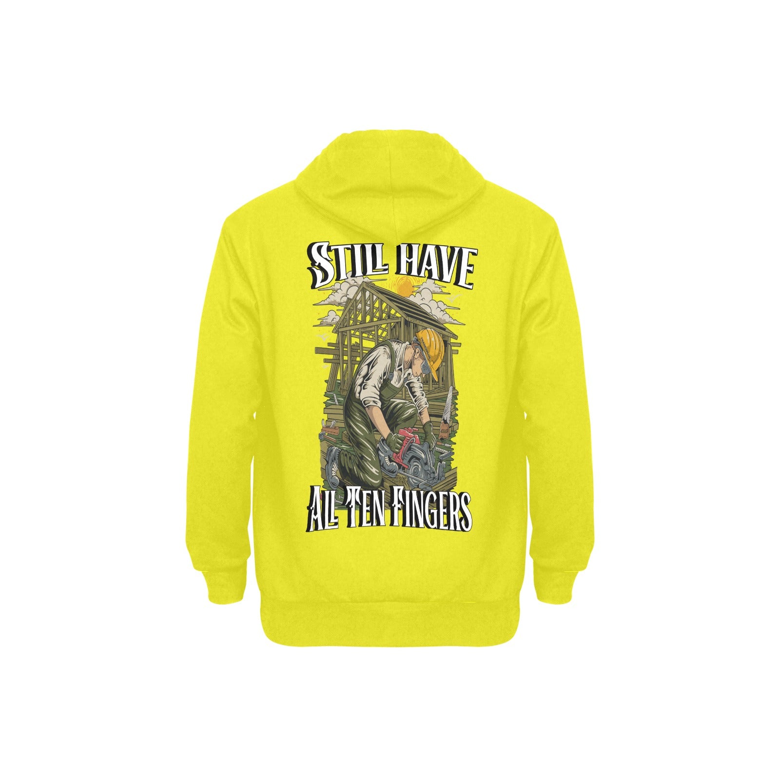 Still have all ten fingers Hoodie(Polyester)