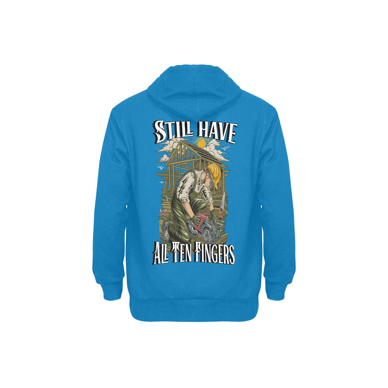 Still have all ten fingers Hoodie(Polyester)