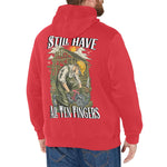 Still have all ten fingers Hoodie(Polyester)