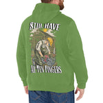 Still have all ten fingers Hoodie(Polyester)