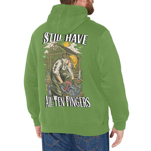 Still have all ten fingers Hoodie(Polyester)